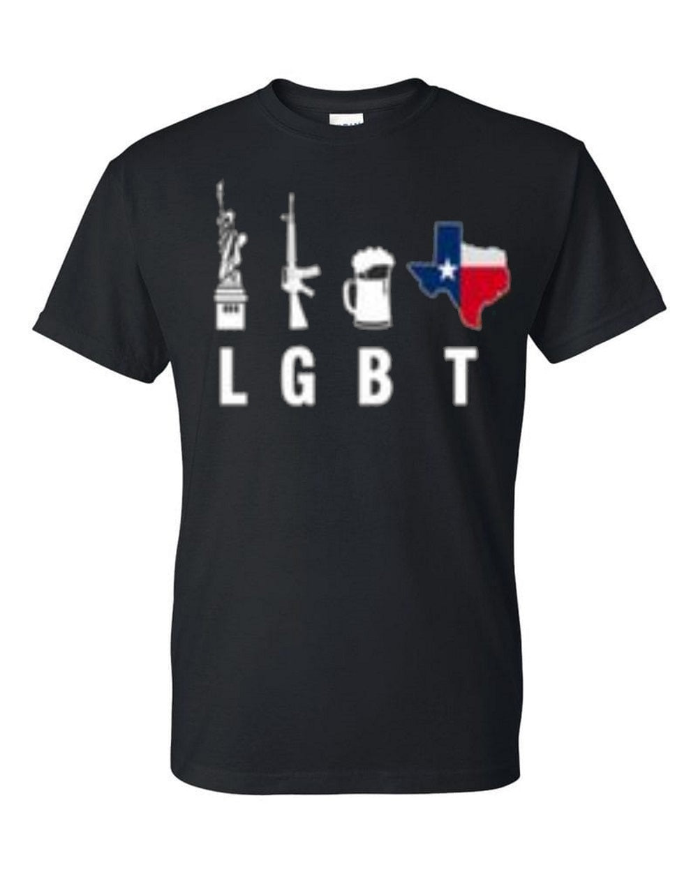 Liberty Guns Beer Texas funny Men's t-shirt - Premium t-shirt from MyDesigns - Just $19.95! Shop now at Lees Krazy Teez