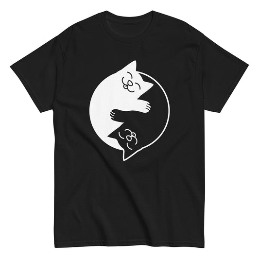 Kitty cat hunging the moon cute animal t-shirt - Premium t-shirt from MyDesigns - Just $19.95! Shop now at Lees Krazy Teez
