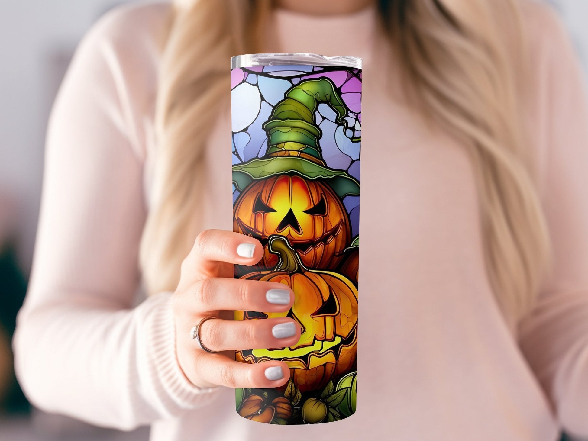 3d pumpkin patch 20oz skinny tumbler design - Premium tumbler from MyDesigns - Just $29.95! Shop now at Lees Krazy Teez