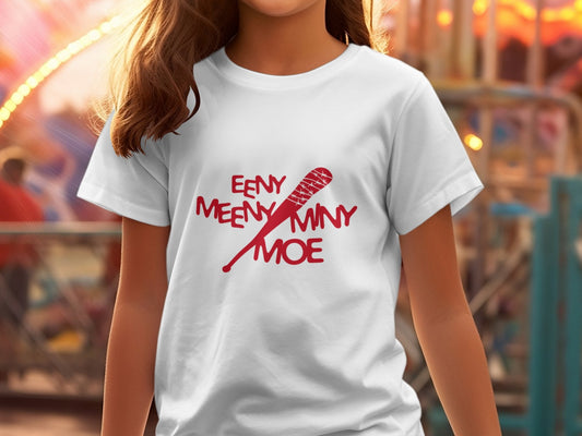 Negan eeny meeny miny moe Halloween Women's t-shirt - Premium t-shirt from MyDesigns - Just $19.95! Shop now at Lees Krazy Teez