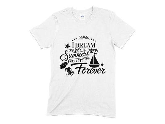 I dream of summers that last forever - Premium t-shirt from MyDesigns - Just $18.95! Shop now at Lees Krazy Teez