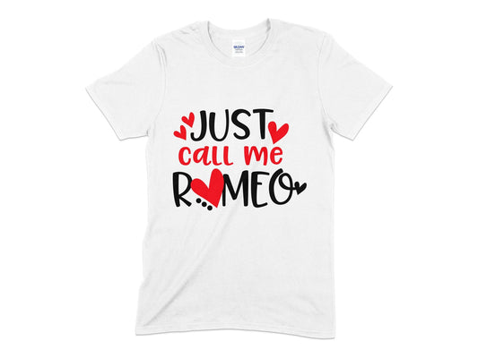 Just Call Me Romeo t-shirt - Premium t-shirt from MyDesigns - Just $19.95! Shop now at Lees Krazy Teez