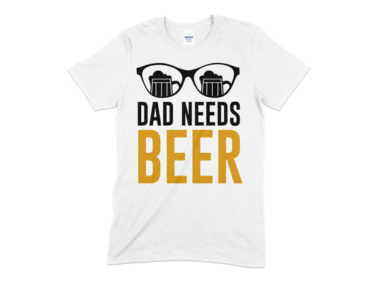 Dad needs beer Men's drinking t-shirt - Premium t-shirt from MyDesigns - Just $19.95! Shop now at Lees Krazy Teez