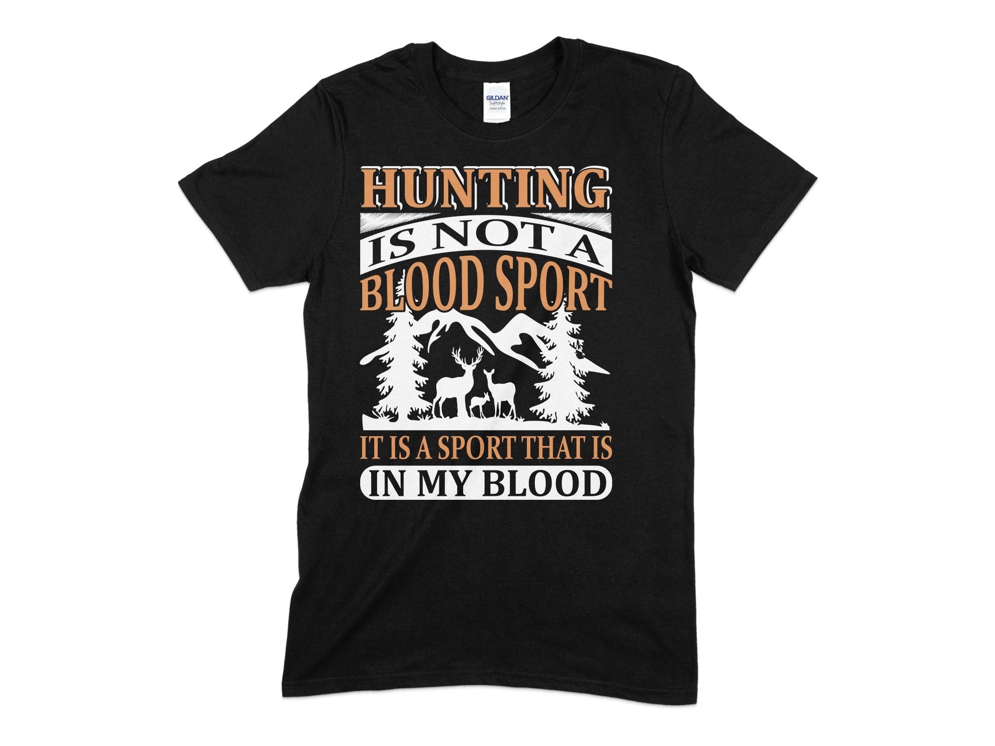 Hunting is not a blood sport it is a sport that is in my blood - Premium t-shirt from MyDesigns - Just $19.95! Shop now at Lees Krazy Teez