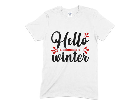 Hello winter t-shirt - Premium t-shirt from MyDesigns - Just $21! Shop now at Lees Krazy Teez