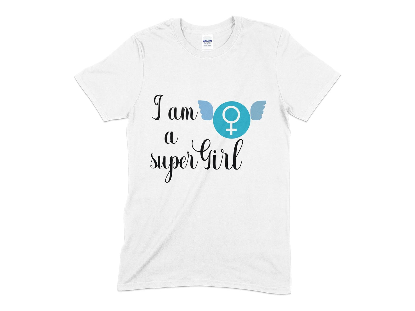 I am a super girl womens t-shirt - Premium t-shirt from MyDesigns - Just $19.95! Shop now at Lees Krazy Teez