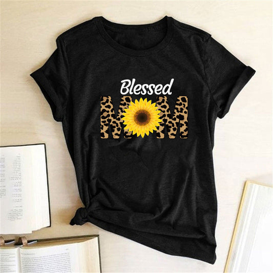 Radiant Sunflower Delight: Women's Summer Casual T-Shirt - Premium t-shirt from eprolo - Just $19.95! Shop now at Lees Krazy Teez