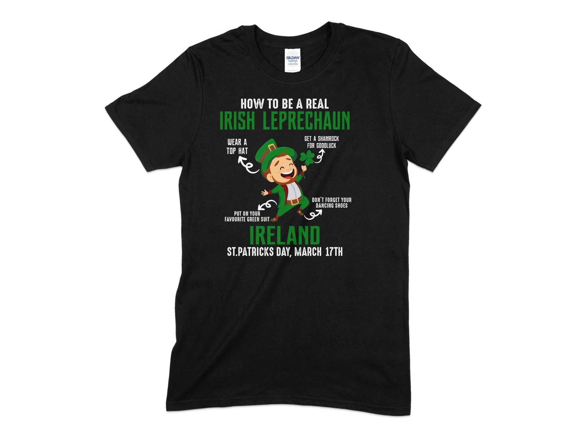 How to be a real lrish leprechaun ireland t-shirt - Premium t-shirt from MyDesigns - Just $21.95! Shop now at Lees Krazy Teez