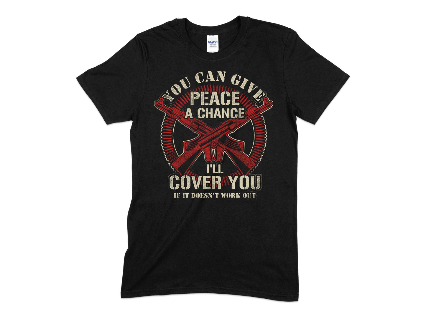 Gun Control ill Cover You Veteran Patriot t-shirt - Premium t-shirt from MyDesigns - Just $21.95! Shop now at Lees Krazy Teez