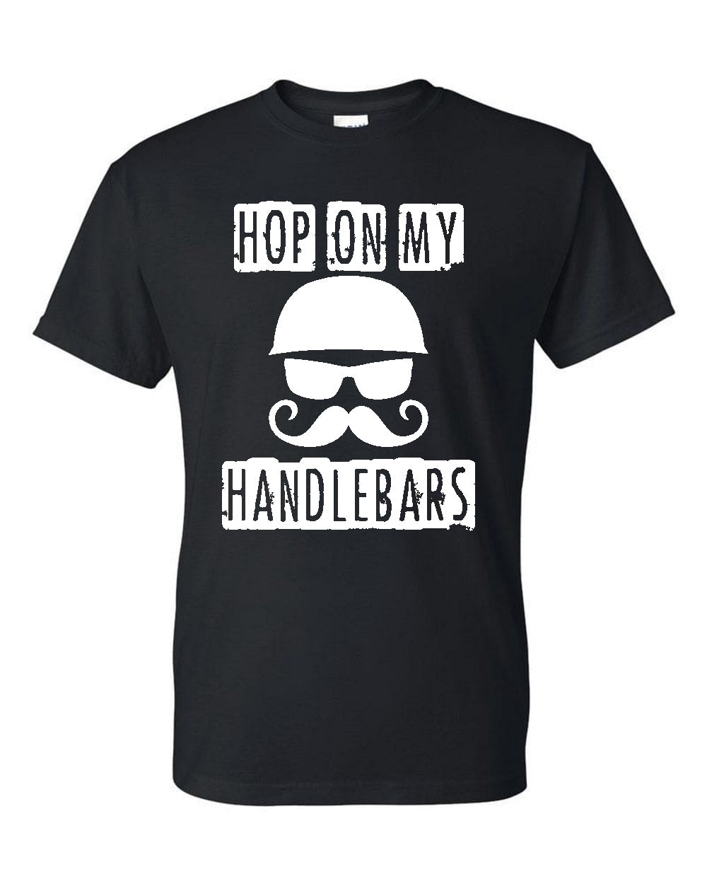 Hop on my handlebars biccycle Men's t-shirt - Premium t-shirt from MyDesigns - Just $19.95! Shop now at Lees Krazy Teez