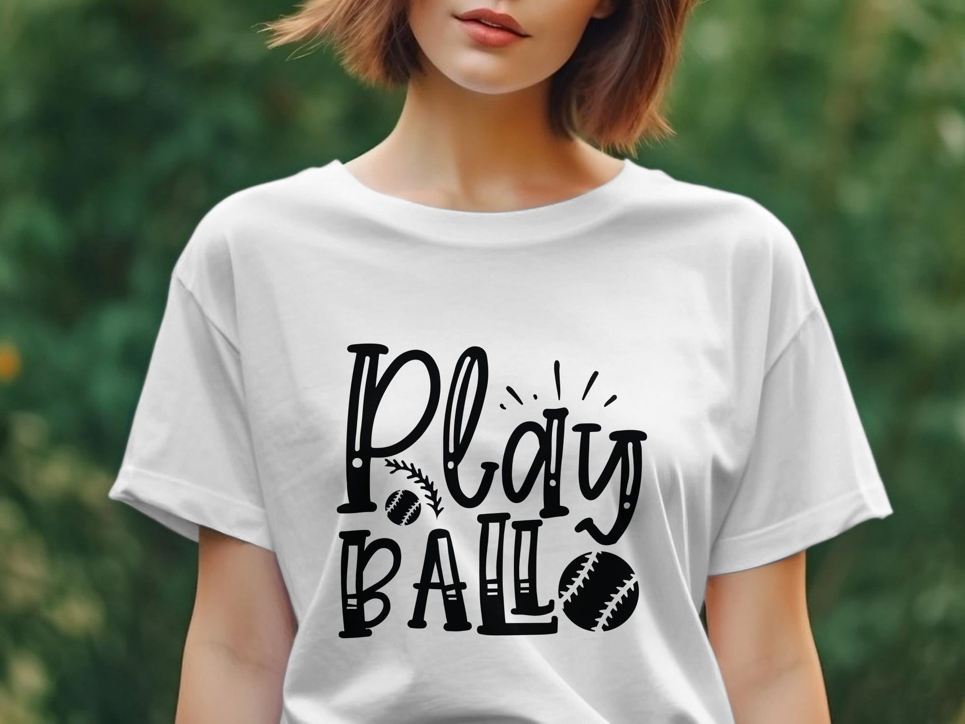 Play ball funny awesome Women's t-shirt - Premium t-shirt from MyDesigns - Just $19.95! Shop now at Lees Krazy Teez