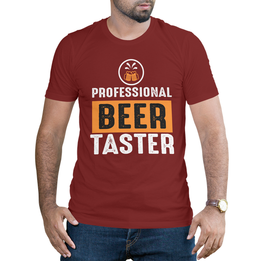 Professional beer taster Men's drinking t-shirt - Premium t-shirt from Lees Krazy Teez - Just $19.95! Shop now at Lees Krazy Teez