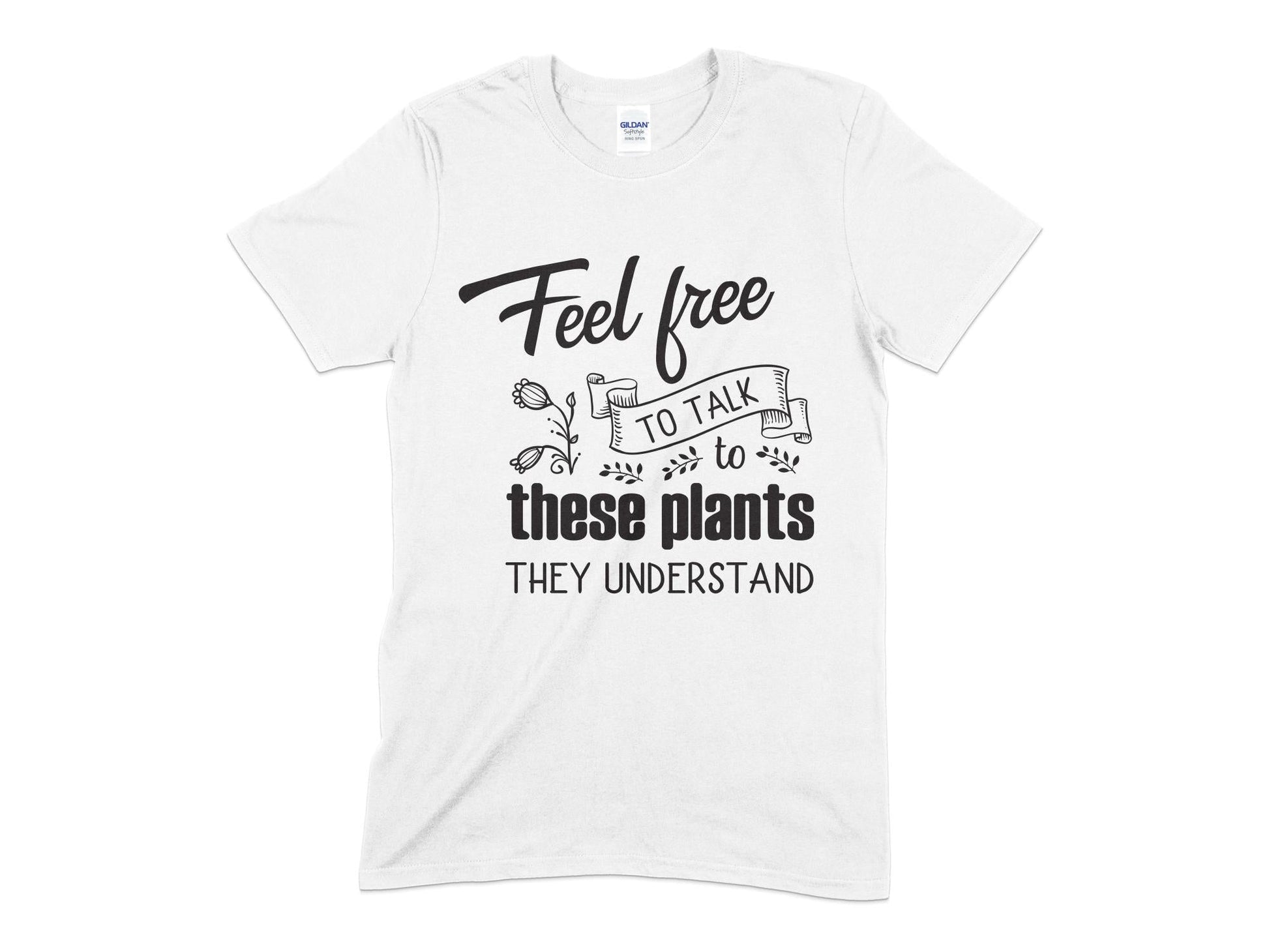 Feel free to talk to these plants t-shirt - Premium t-shirt from MyDesigns - Just $19.95! Shop now at Lees Krazy Teez