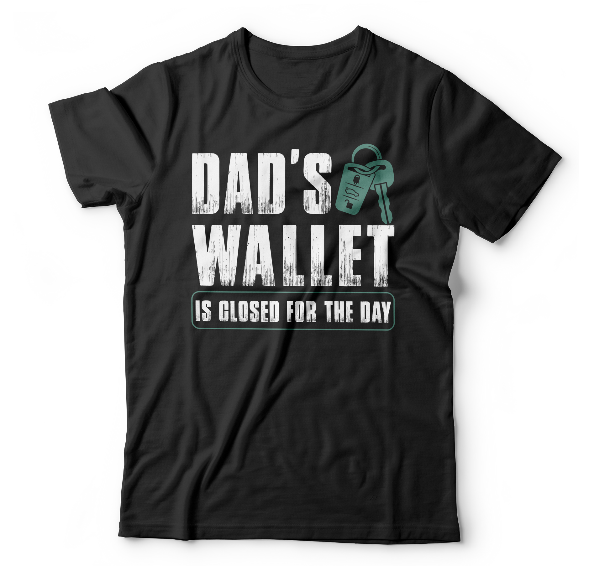 Dads wallet is closed for the day funny Men's t-shirt - Premium t-shirt from MyDesigns - Just $19.95! Shop now at Lees Krazy Teez