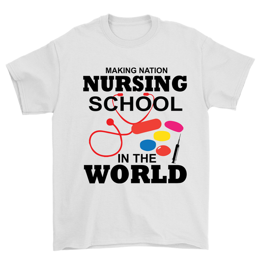 Making Nation nursing school t-shirt - Premium t-shirt from MyDesigns - Just $19.95! Shop now at Lees Krazy Teez