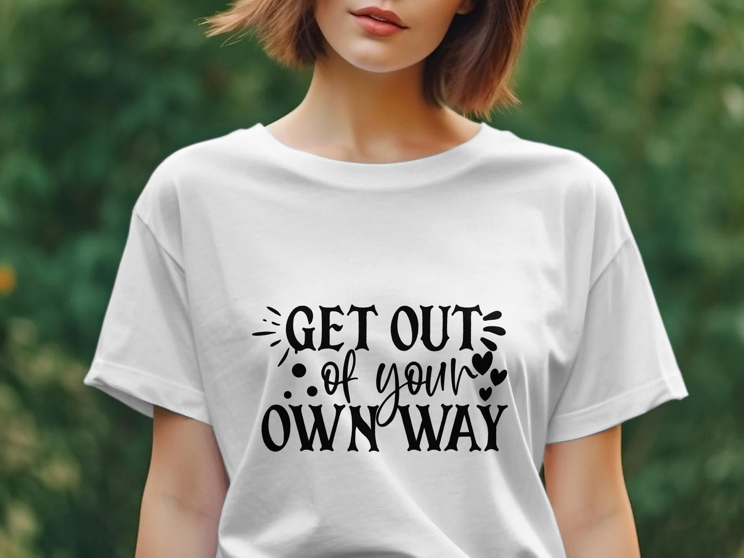 get out of your own way Women's awesome t-shirt - Premium t-shirt from MyDesigns - Just $21.95! Shop now at Lees Krazy Teez