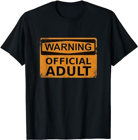 18th Birthday Gifts for Men or Women Official Adult T-Shirt - Premium t-shirt from MyDesigns - Just $19.95! Shop now at Lees Krazy Teez