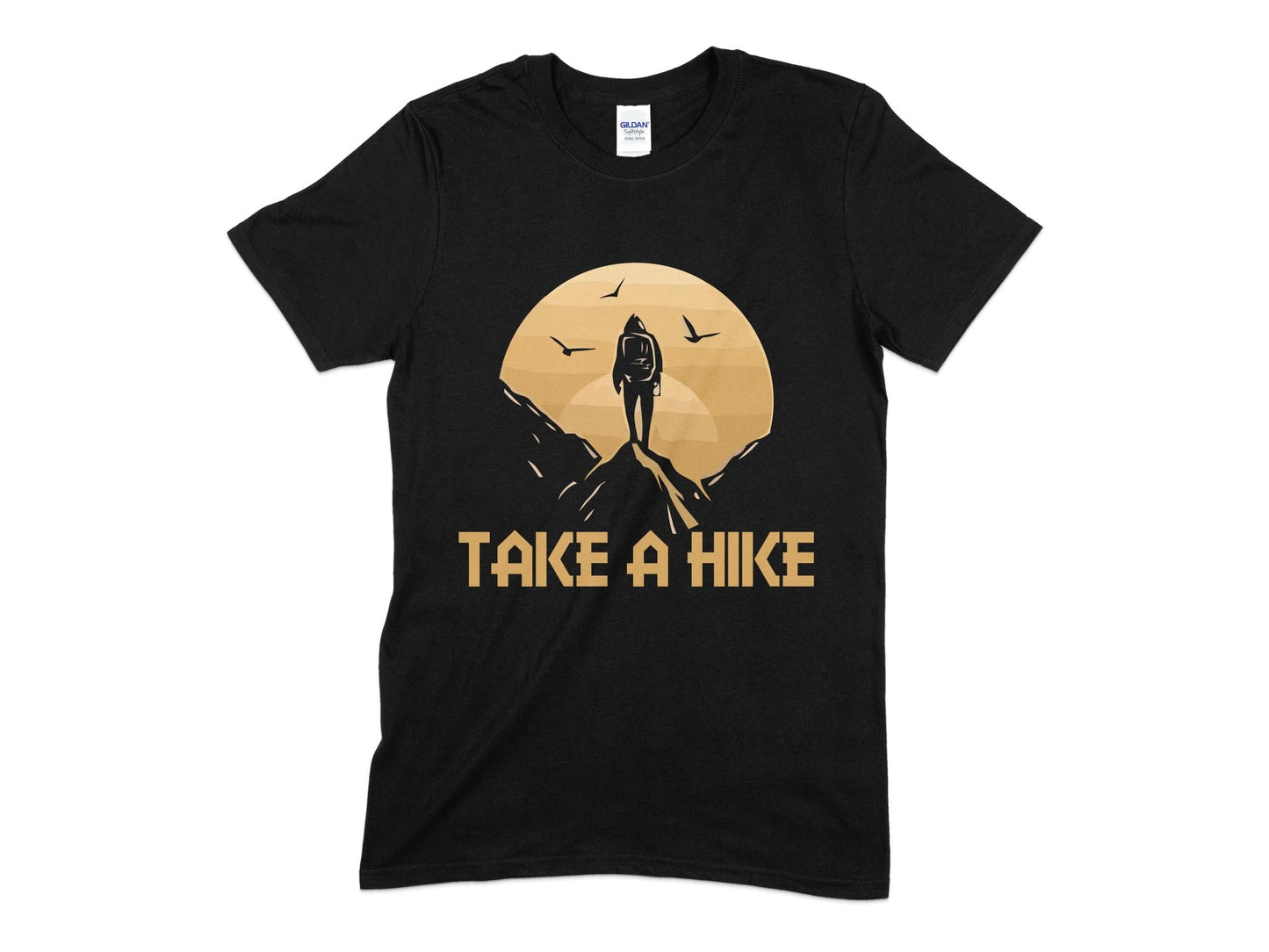 Take a hike mens womens hiking t-shirt - Premium t-shirt from MyDesigns - Just $21.95! Shop now at Lees Krazy Teez
