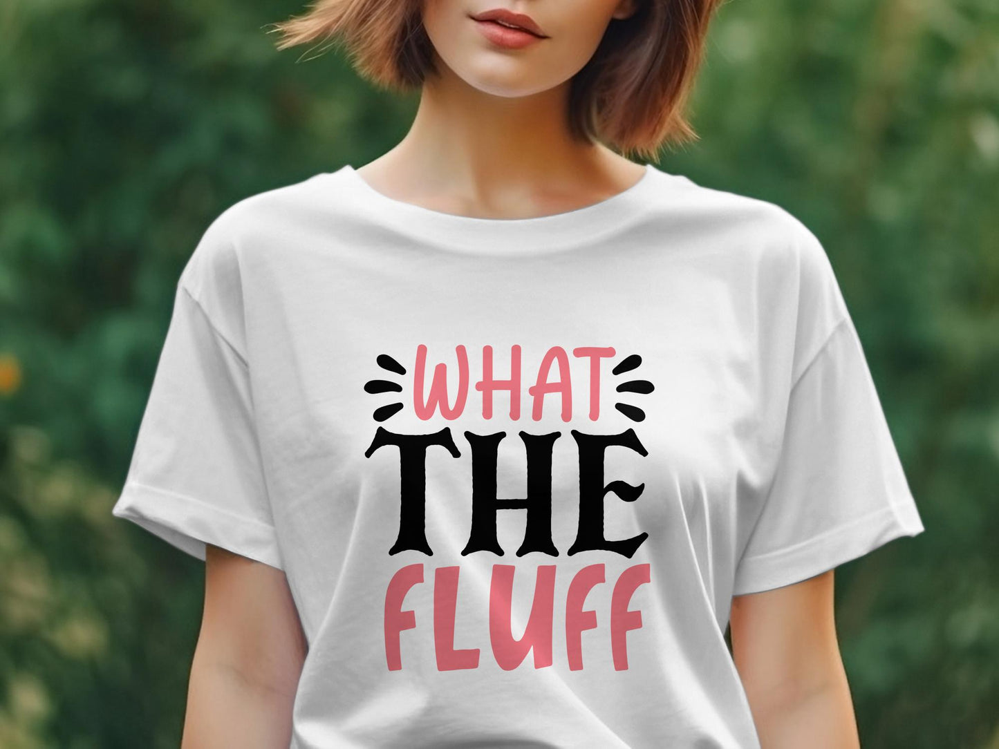 what the fluff funny Women's tee - Premium  from MyDesigns - Just $19.95! Shop now at Lees Krazy Teez