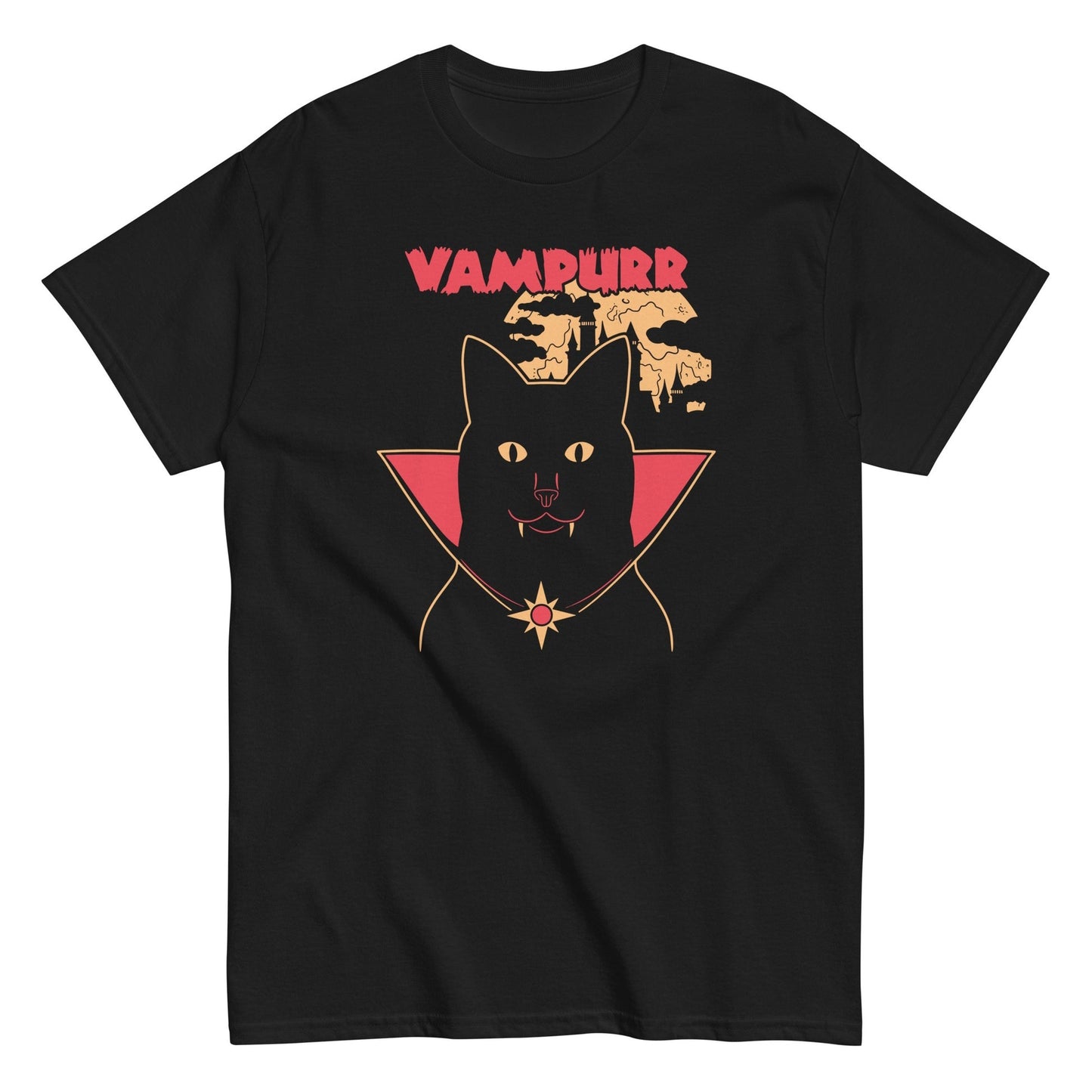 Vampurr cat vampire spooky season Halloween t-shirt - Premium t-shirt from MyDesigns - Just $19.95! Shop now at Lees Krazy Teez