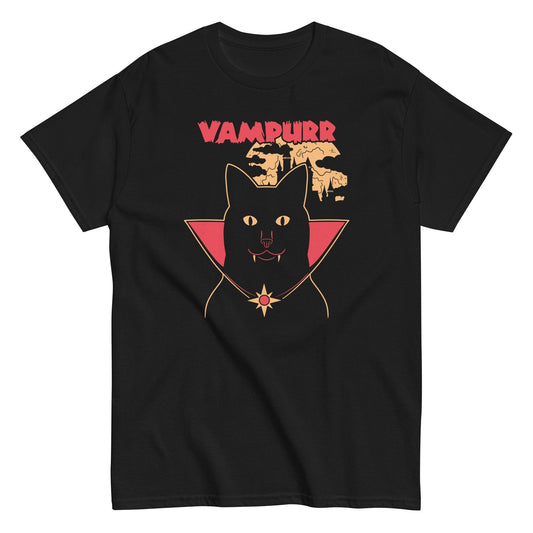 Vampurr cat vampire spooky season Halloween t-shirt - Premium t-shirt from MyDesigns - Just $19.95! Shop now at Lees Krazy Teez