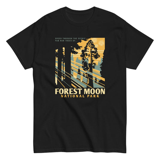 Speed though the scenic forest moon t-shirt - Premium t-shirt from MyDesigns - Just $19.95! Shop now at Lees Krazy Teez