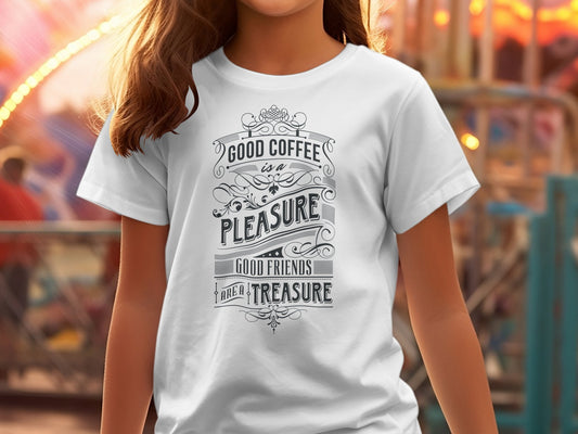 Good coffee pleasure Women's t-shirt - Premium t-shirt from MyDesigns - Just $19.95! Shop now at Lees Krazy Teez