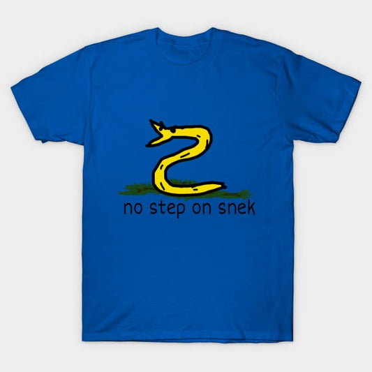 No step no snek Men's funny t-shirt - Premium t-shirt from Lees Krazy Teez - Just $16.95! Shop now at Lees Krazy Teez