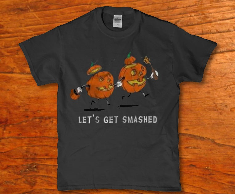 Lets get smashed funny Halloween 2023 Unisex t-shirt - Premium t-shirt from MyDesigns - Just $19.95! Shop now at Lees Krazy Teez