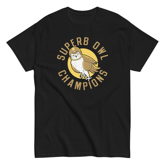 Superb owl champions own awesome men's t-shirt - Premium t-shirt from MyDesigns - Just $19.95! Shop now at Lees Krazy Teez