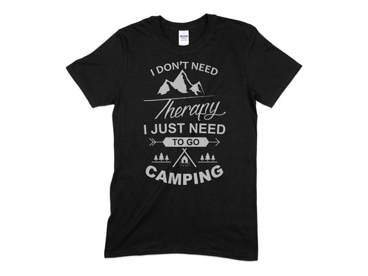 i just need therapy camping t-shirt - Premium t-shirt from MyDesigns - Just $21.95! Shop now at Lees Krazy Teez