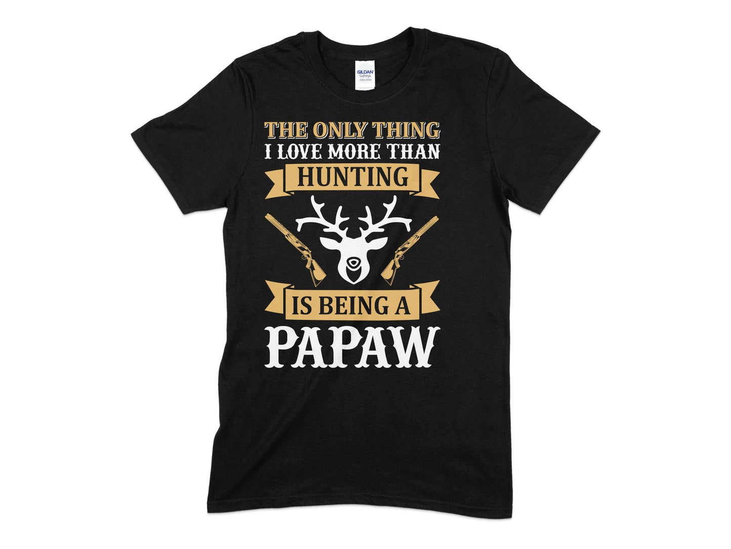 The only thing i love more than hunting is being a papaw t-shirt - Premium t-shirt from MyDesigns - Just $21.95! Shop now at Lees Krazy Teez