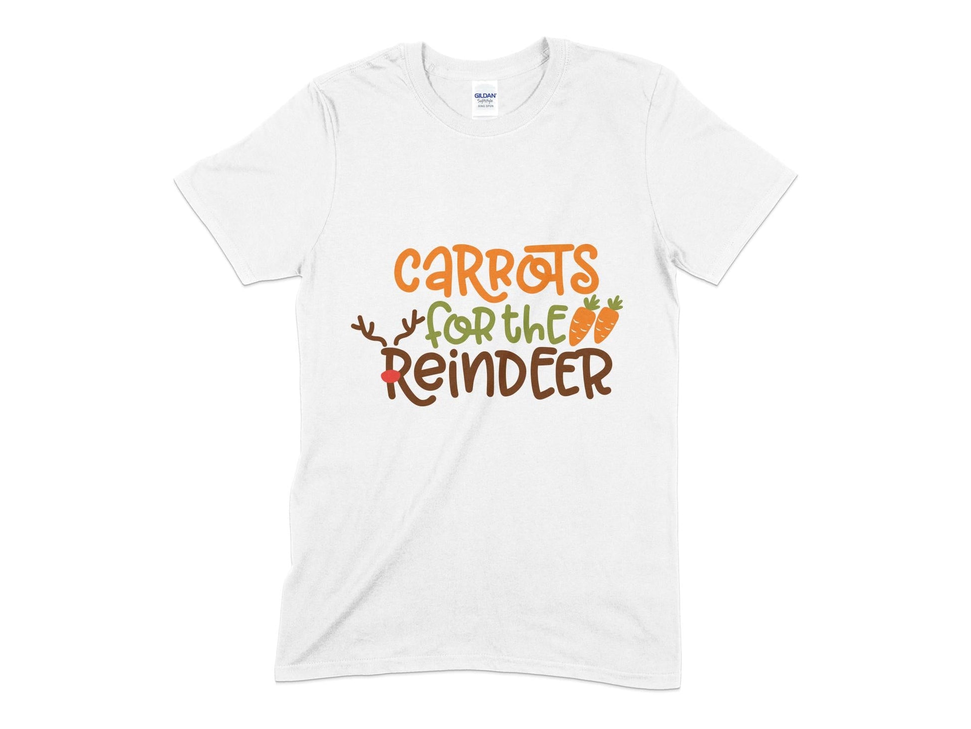 Carrots For Reindeer unisex t-shirt - Premium t-shirt from MyDesigns - Just $18.95! Shop now at Lees Krazy Teez