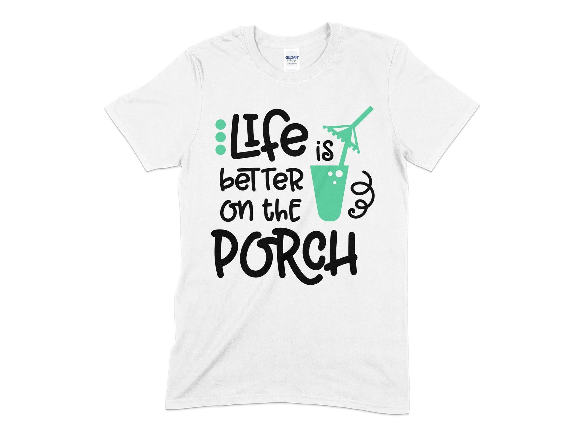 Life is better on the porch t-shirt - Premium t-shirt from MyDesigns - Just $19.95! Shop now at Lees Krazy Teez