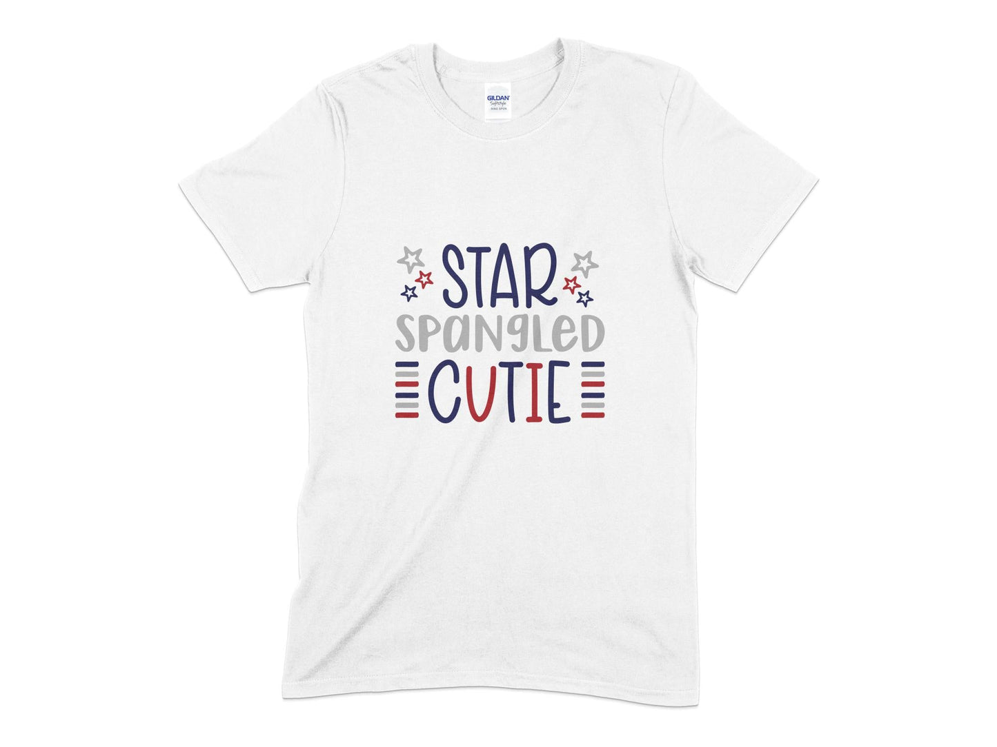 Star spangled cutie womens ladies t-shirt - Premium t-shirt from MyDesigns - Just $19.95! Shop now at Lees Krazy Teez