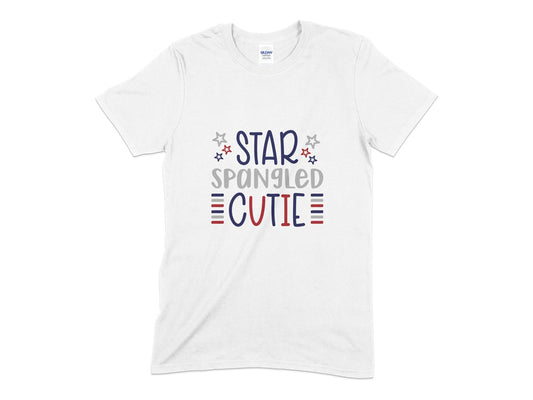 Star spangled cutie womens ladies t-shirt - Premium t-shirt from MyDesigns - Just $19.95! Shop now at Lees Krazy Teez