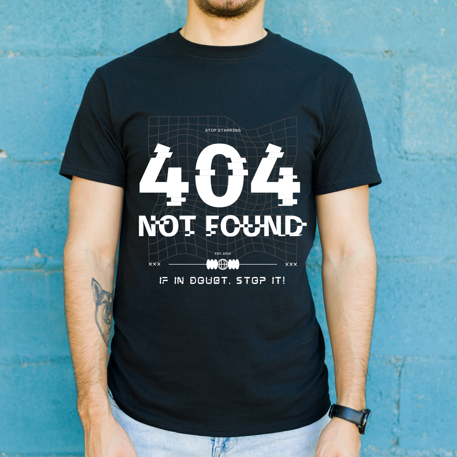 404 not found - funny tshirts men - Premium t-shirt from Lees Krazy Teez - Just $24.95! Shop now at Lees Krazy Teez