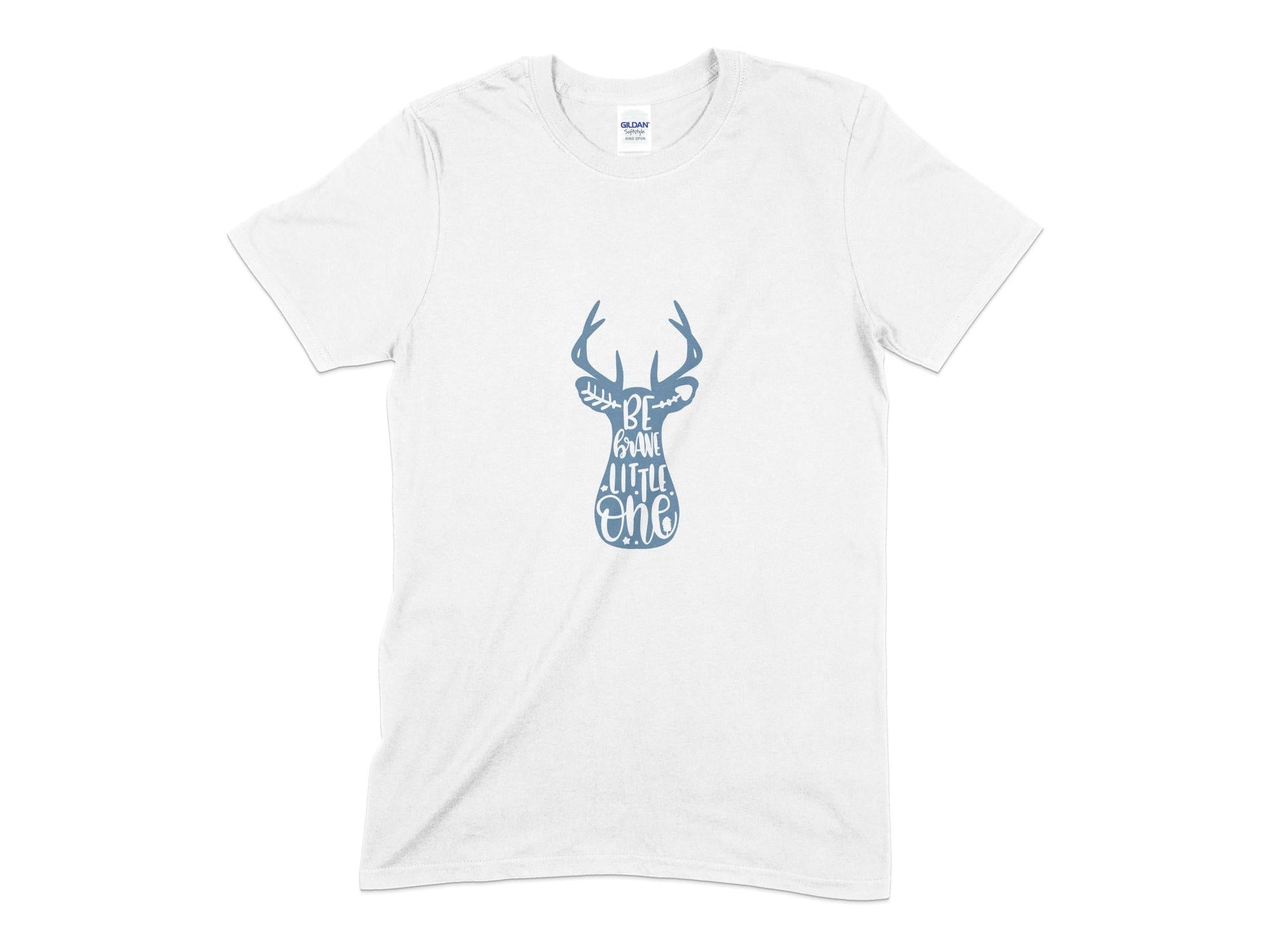 Be brave little one deer hunting Mens womens unisex t-shirt - Premium t-shirt from MyDesigns - Just $19.95! Shop now at Lees Krazy Teez