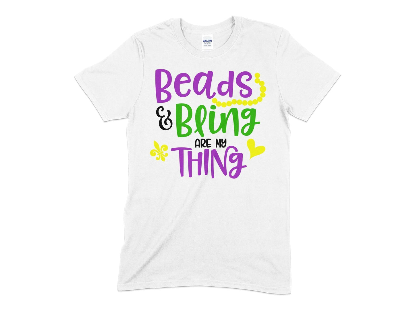 Beads and bling are my thing womens tee - Premium t-shirt from MyDesigns - Just $21.95! Shop now at Lees Krazy Teez