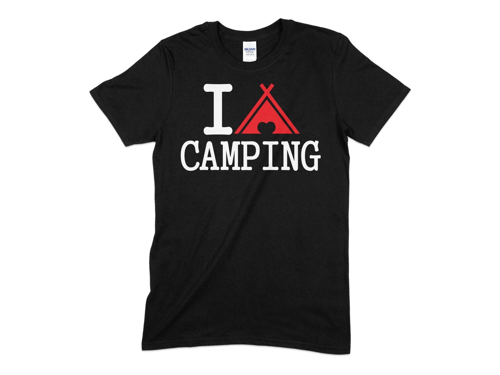 I love camping unisex t-shirt - Premium t-shirt from MyDesigns - Just $19.95! Shop now at Lees Krazy Teez