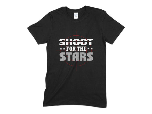 Shoot for the stars funny gun rights Men's t-shirt - Premium t-shirt from MyDesigns - Just $19.95! Shop now at Lees Krazy Teez