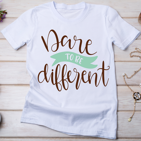 Dare to be different awesome Women's t-shirt - Premium t-shirt from MyDesigns - Just $21.95! Shop now at Lees Krazy Teez