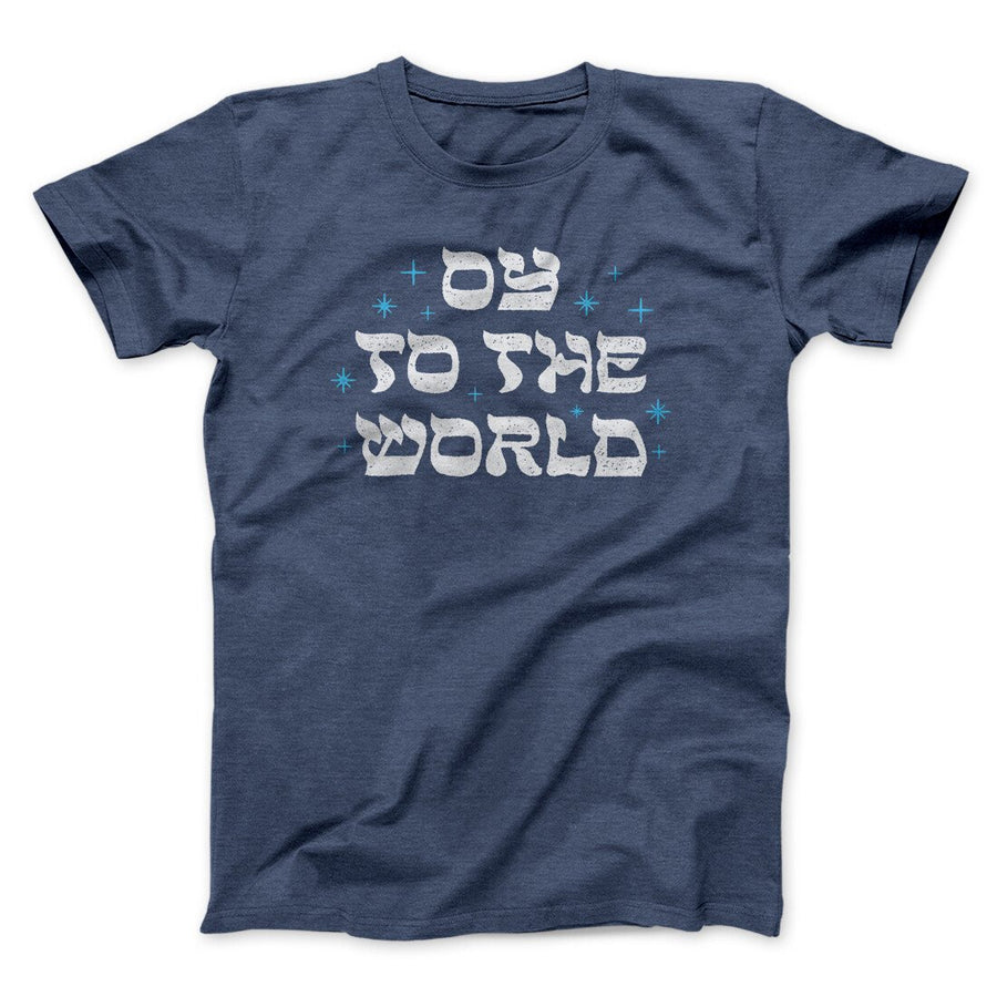 oy to the world unisex mens womens t-shirt - Premium t-shirt from Lees Krazy Teez - Just $16.95! Shop now at Lees Krazy Teez