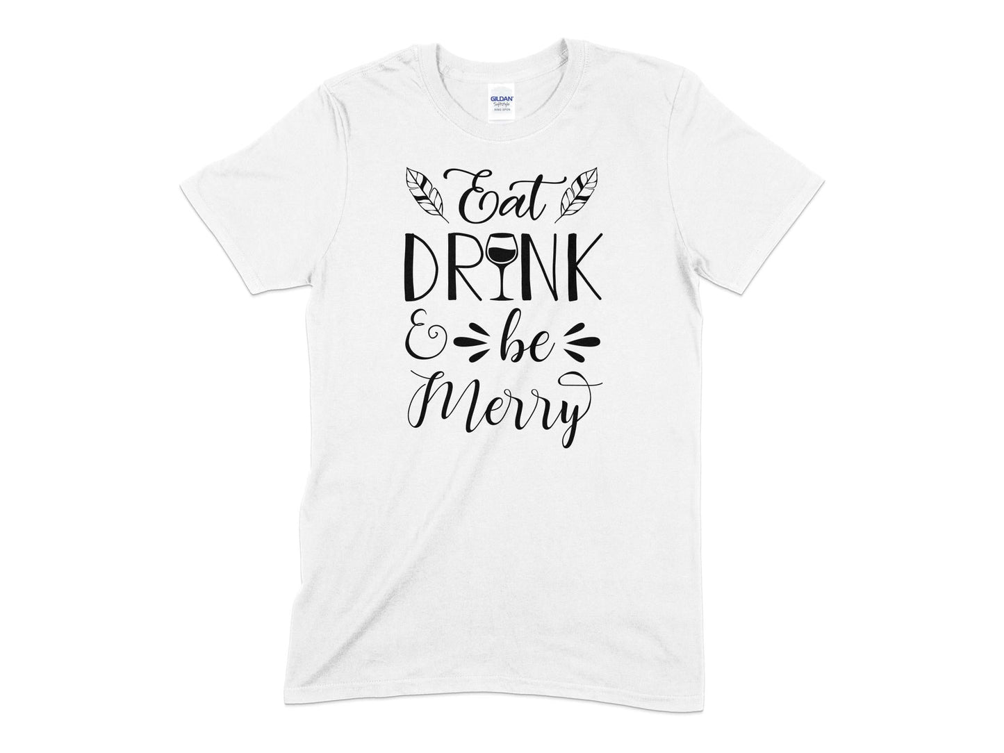 Eat drink be merry t-shirt - Premium t-shirt from MyDesigns - Just $19.95! Shop now at Lees Krazy Teez