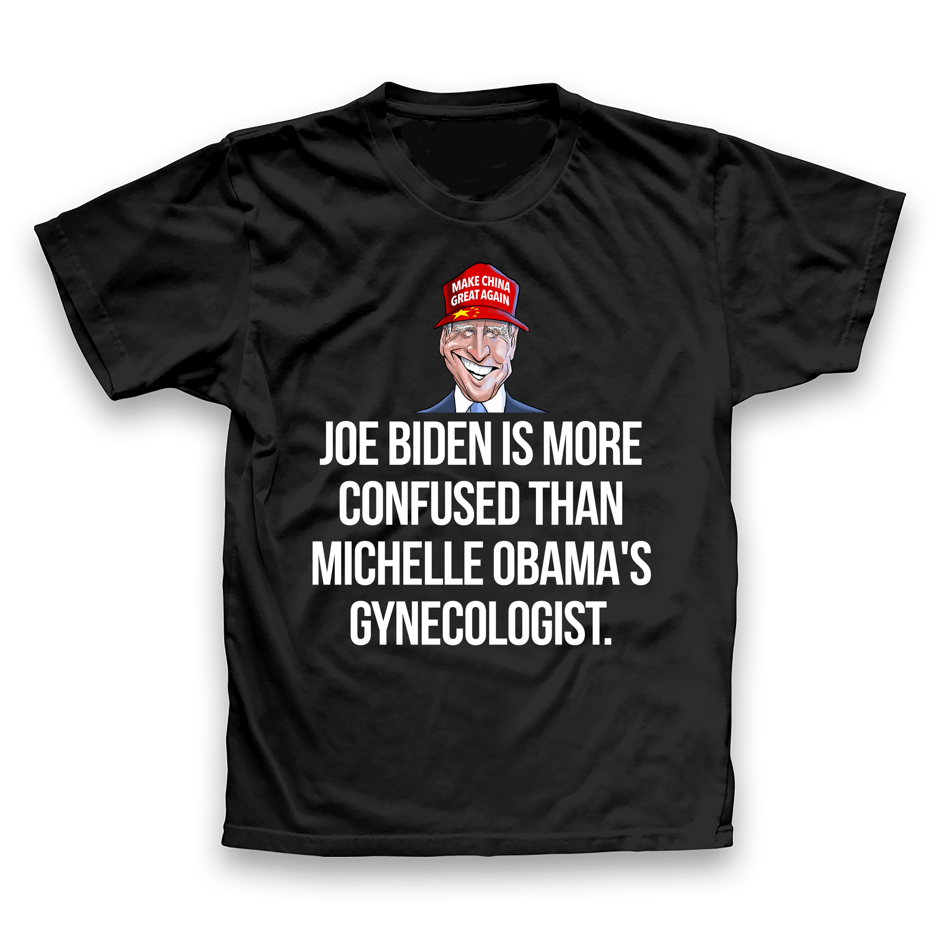 Joe Biden is more confused than michelle obamas gyecologist - Premium t-shirt from MyDesigns - Just $16.95! Shop now at Lees Krazy Teez