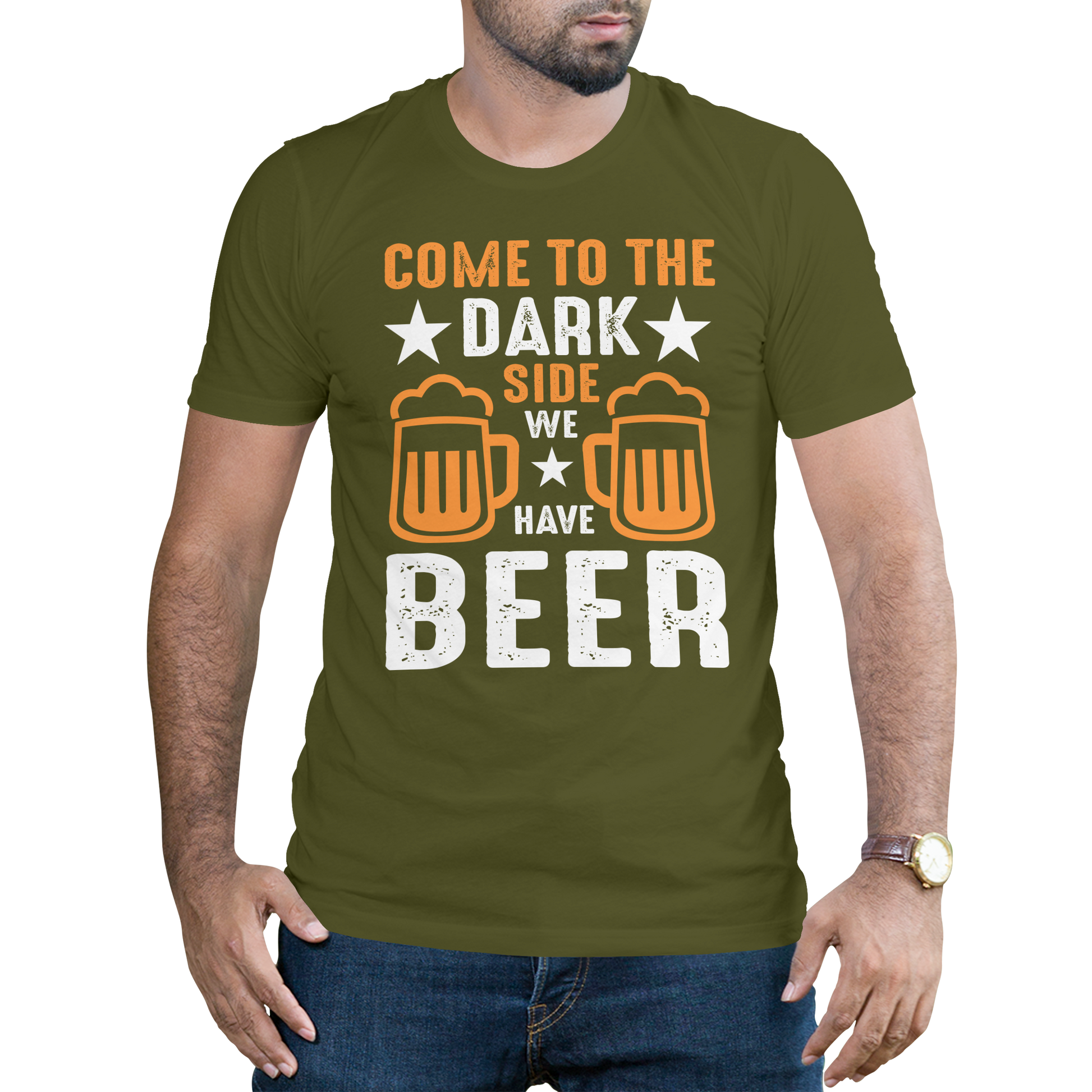 Come To the dark Side We have Beer Men's drinking t-shirt - Premium t-shirt from Lees Krazy Teez - Just $19.95! Shop now at Lees Krazy Teez
