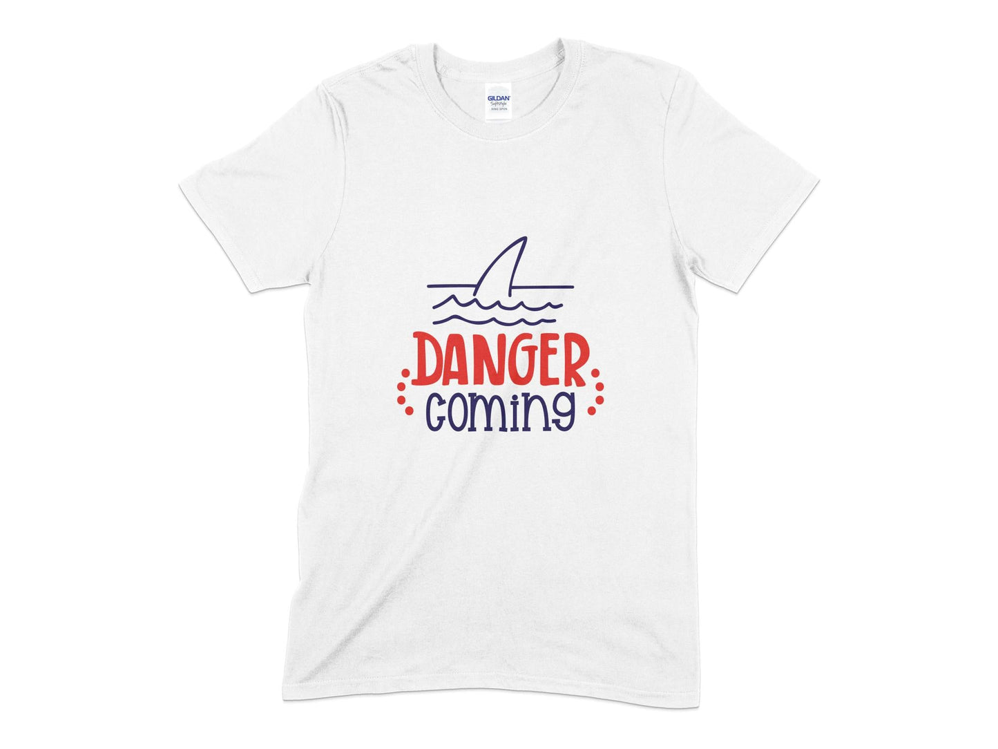 Danger shark coming funny t-shirt - Premium t-shirt from MyDesigns - Just $18.95! Shop now at Lees Krazy Teez