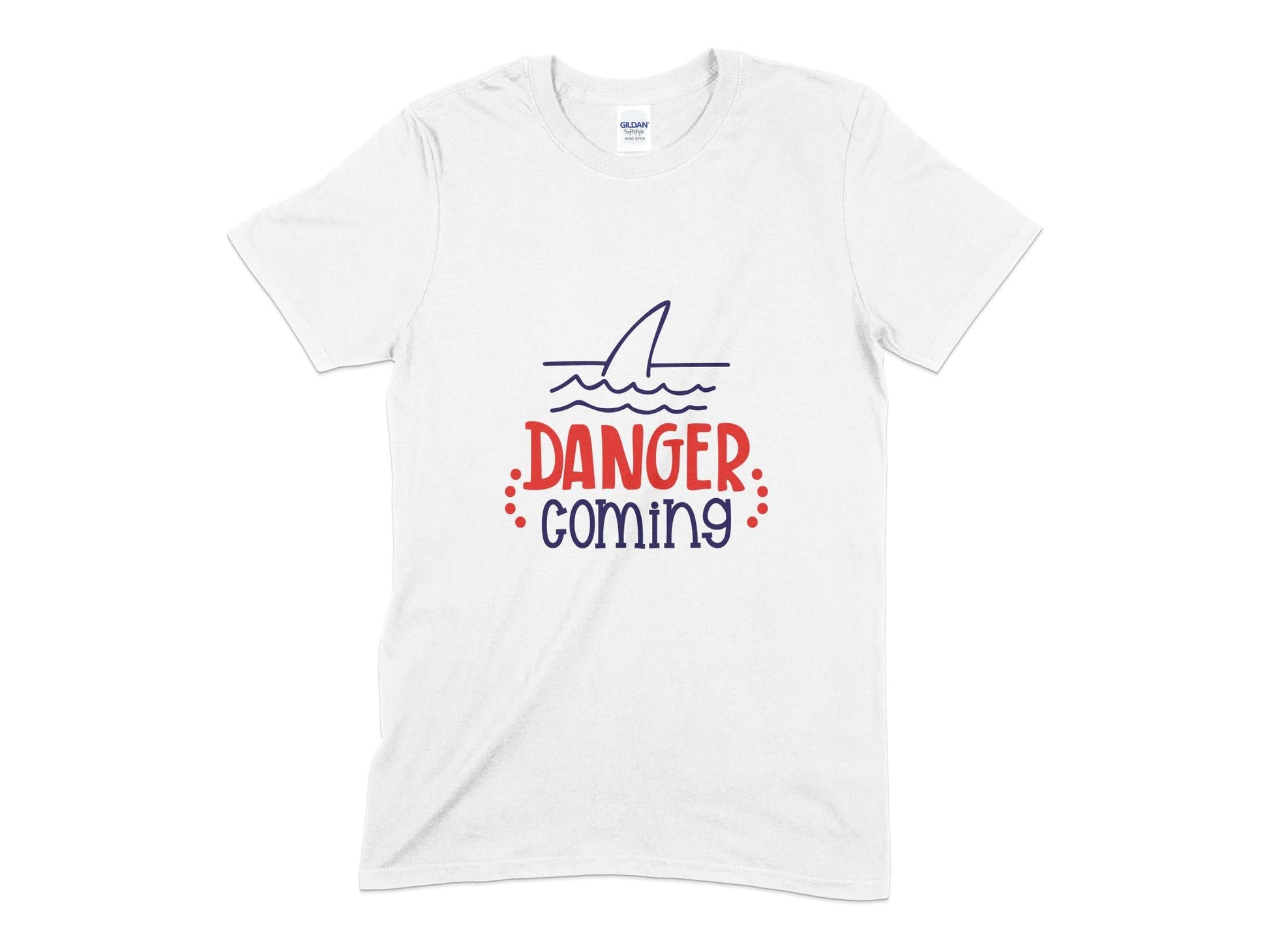 Danger shark coming funny t-shirt - Premium t-shirt from MyDesigns - Just $18.95! Shop now at Lees Krazy Teez