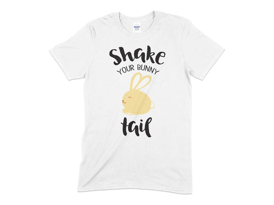 Shake Your Bunny Tail womens t-shirt - Premium t-shirt from MyDesigns - Just $19.95! Shop now at Lees Krazy Teez