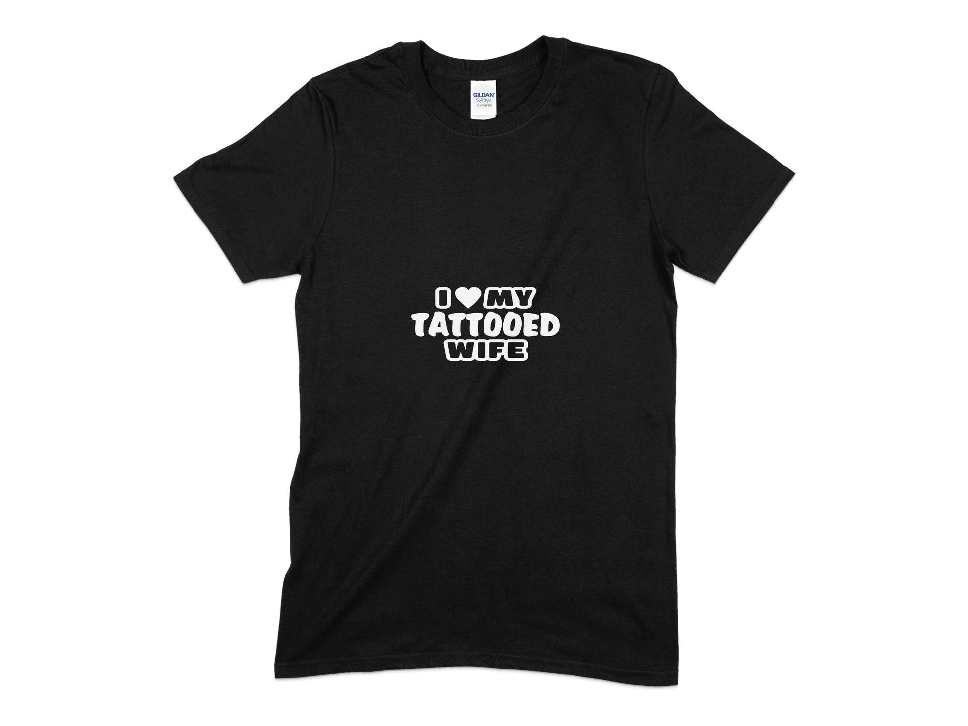 i love my tattooed wife t-shirt - Premium t-shirt from MyDesigns - Just $21.95! Shop now at Lees Krazy Teez